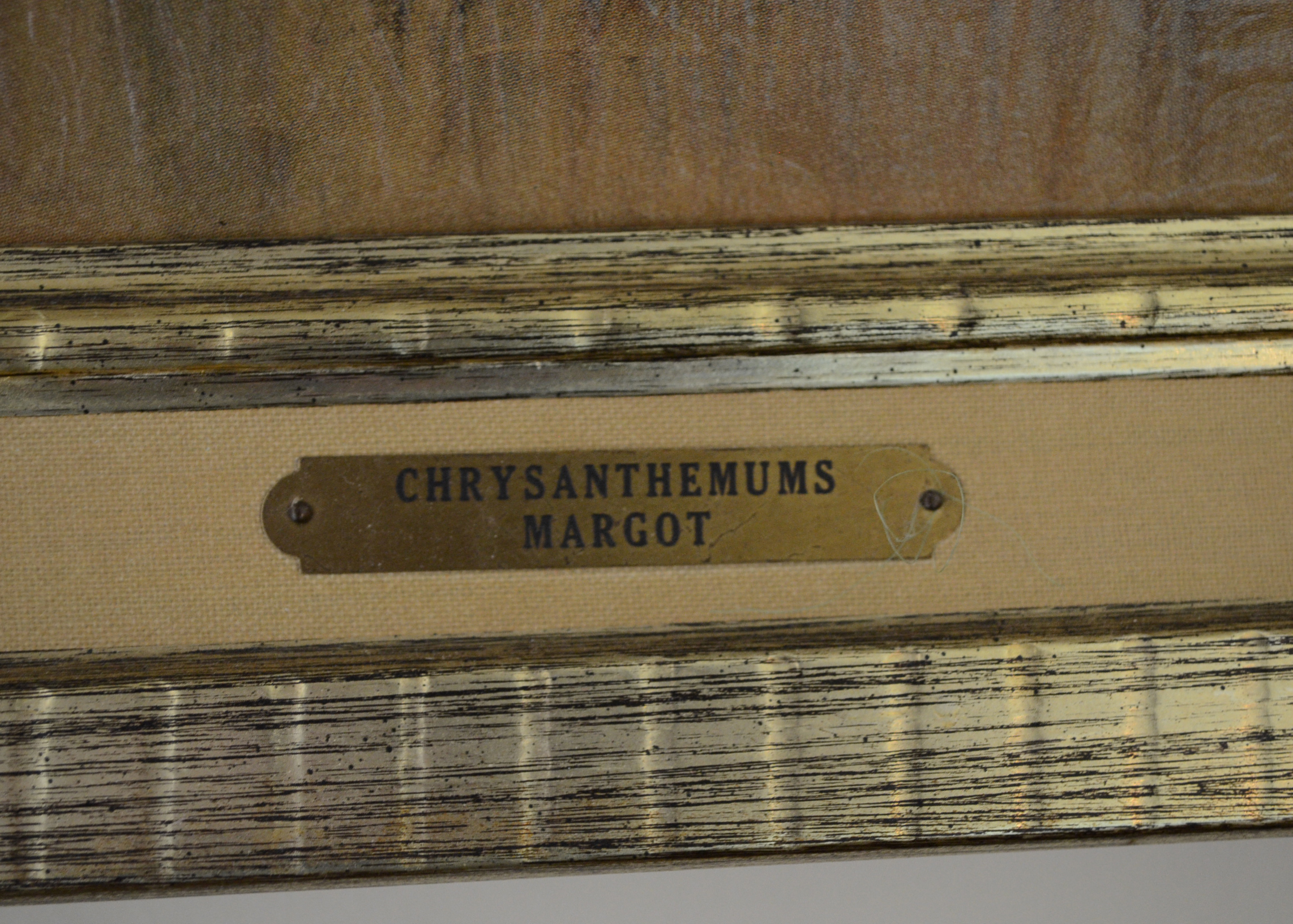 "Chrysanthemums" by Margot Peet Framed Print EBTH